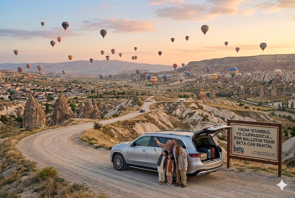 A DREAM JOURNEY FROM ISTANBUL TO CAPPADOCIA WİTH ECONOMİC COMFORTABLE BETA CAR RENTAL