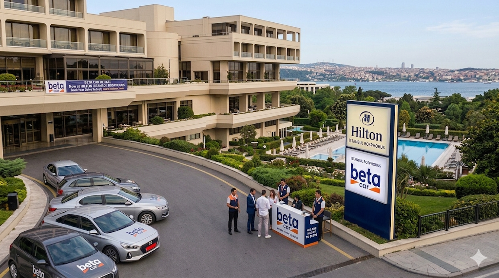 HILTON ISTANBUL BOSPHORUS LUXURY CAR RENTAL WITH BETA CAR RENTAL COMFORT