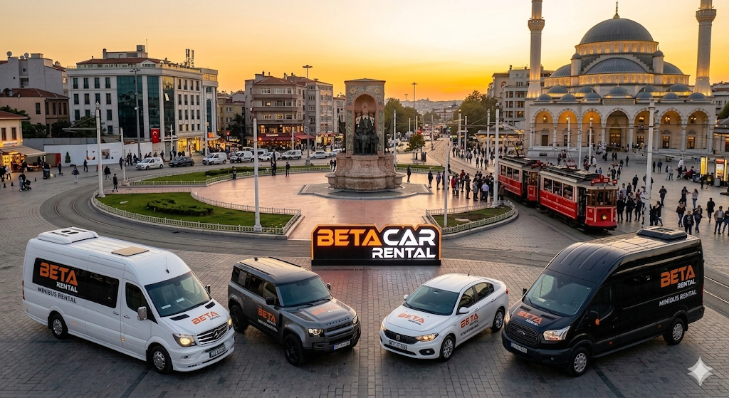 EXPLORE ISTANBUL FREELY WITH BETA CAR RENTAL IN THE HEART OF TAKSIM EXCLUSIVE CAR RENTAL 