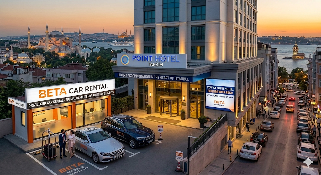 EXPLORE ISTANBUL FREELY EXCLUSIVE CAR RENTAL FOR POINT HOTEL TAKSIM GUESTS