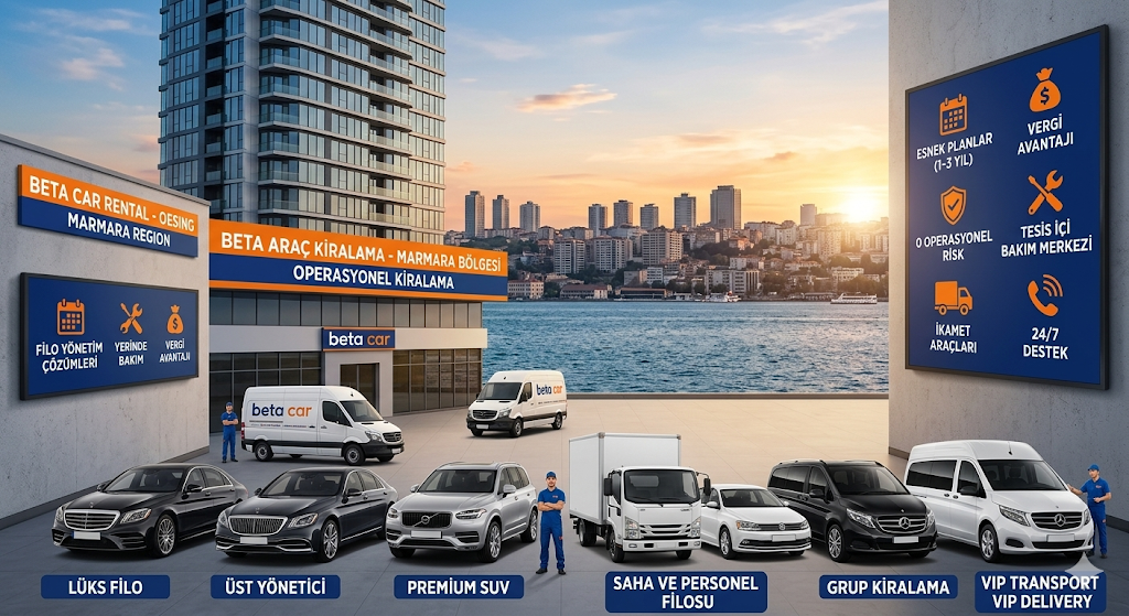 KURUMSAL GUCUNUZE GUC KATIN ISTANBUL VE MARMARA BOLGESI BETA CAR RENTAL OPERASYONEL KIRALAMA